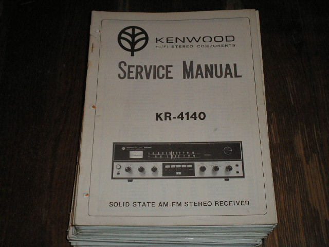 KR-4140 Receiver Service Manual  Kenwood