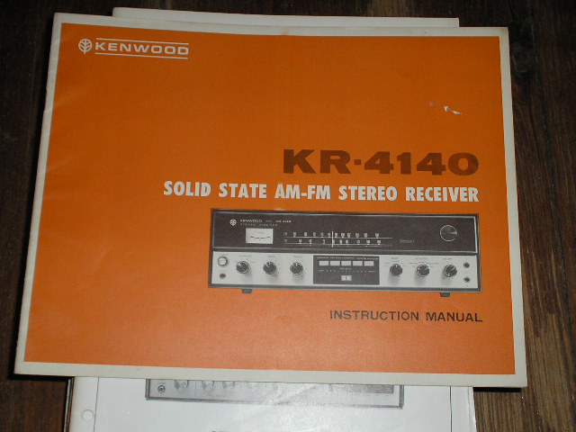 KR-4140 Receiver Operating Manual  Kenwood