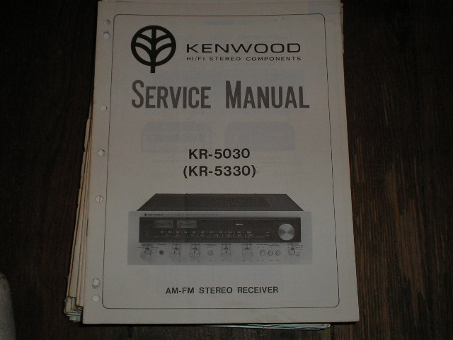 KR-5030 KR-5330 Receiver Service Manual  Kenwood