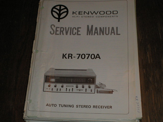 KR-7070A Receiver Service Manual  Kenwood