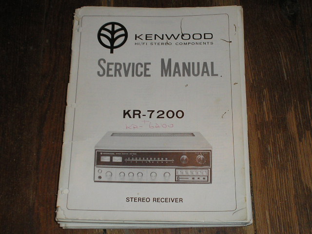 KR-7200 Receiver Service Manual  Kenwood