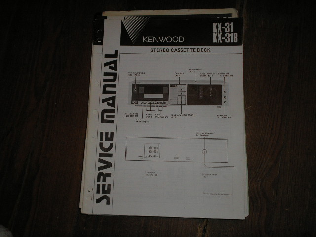 KX-31 KX-31B Cassette Deck Service Manual B51-1415...880