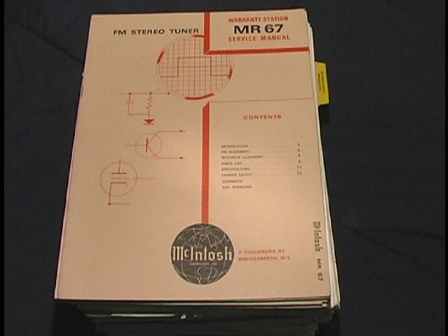 MR 67 FM Tuner Service Manual 