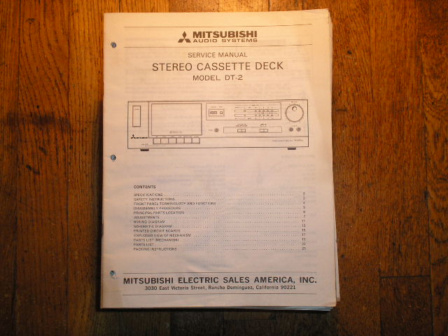 DT-2 Cassette Deck Service Manual

sm4035