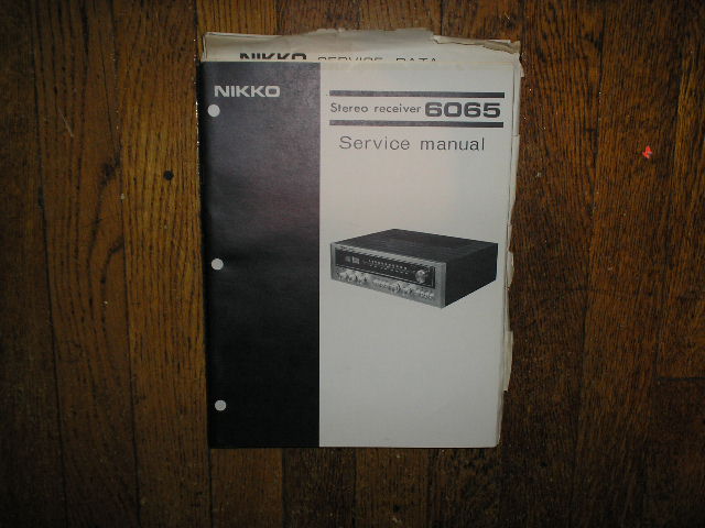 6065 Receiver Service Manual  Nikko