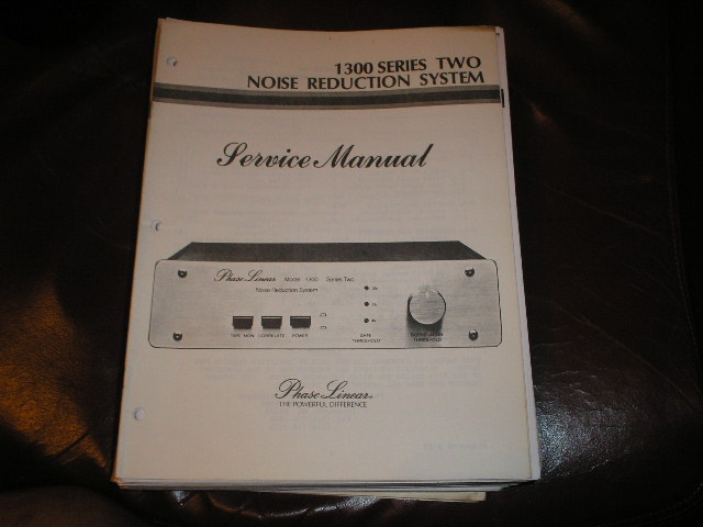1300 Series Two 2 Noise Reduction System
Service Manual
