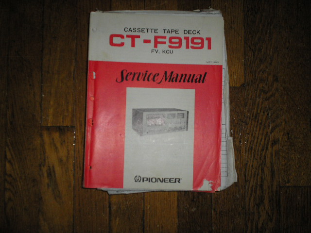 CT-F9191 Cassette Deck Service Manual     ART-138