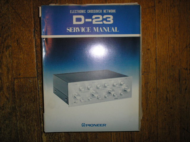 D-23 Electronic Crossover Network Service Manual