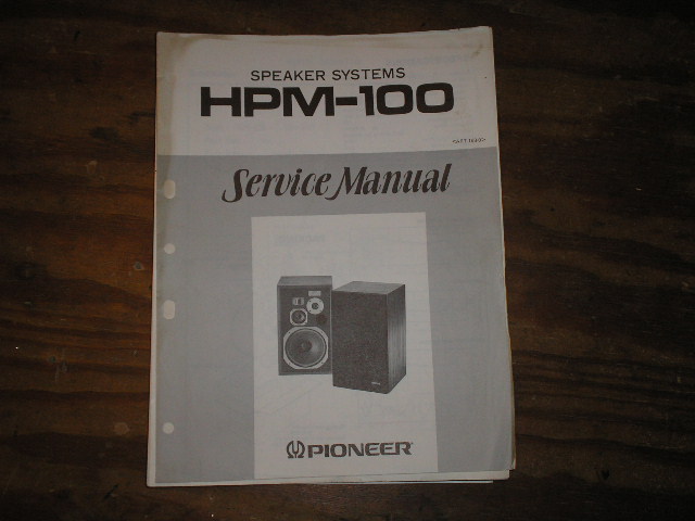 HPM-100 Speaker Service Manual  Pioneer