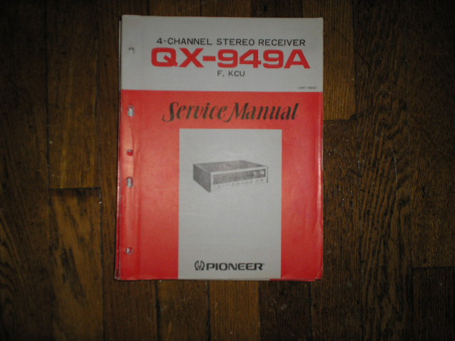 QX-949A Receiver Service Manual  Pioneer