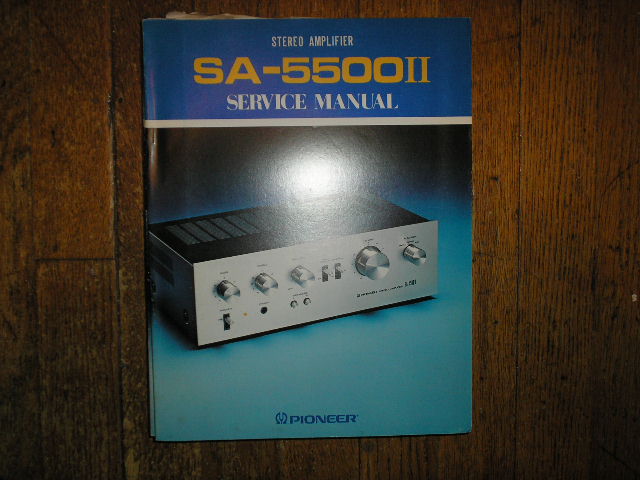 SA-5500 II Stereo Amplifier Blue Service Manual