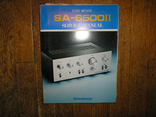 SA-6500 II Stereo Amplifier Blue Service Manual 