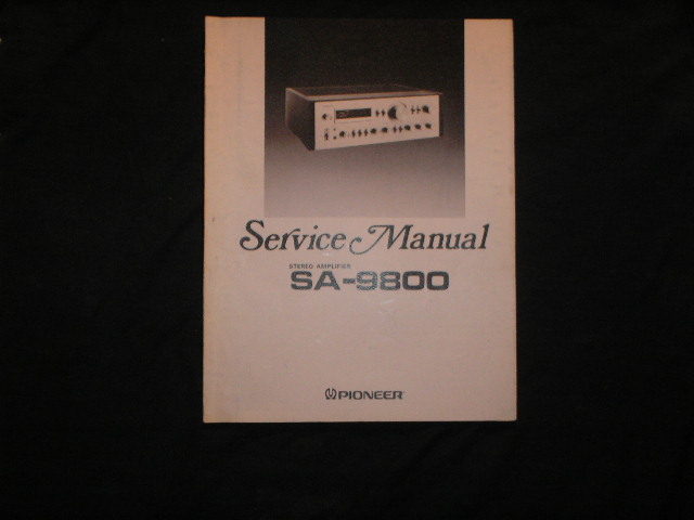 SA-9800 Amplifier Service Manual