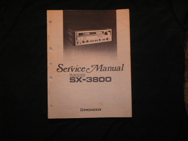 SX-3800 Receiver Service Manual  Pioneer