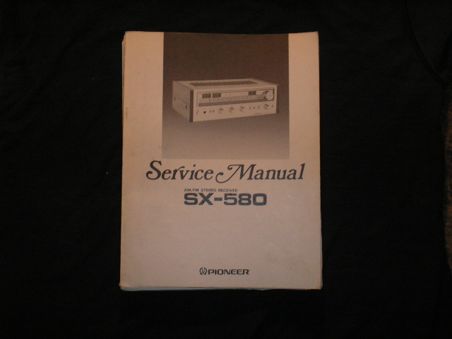 SX-580 Receiver Service Manual  Pioneer