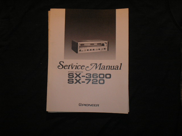 SX-720 SX-3600 Receiver Service Manual  Pioneer