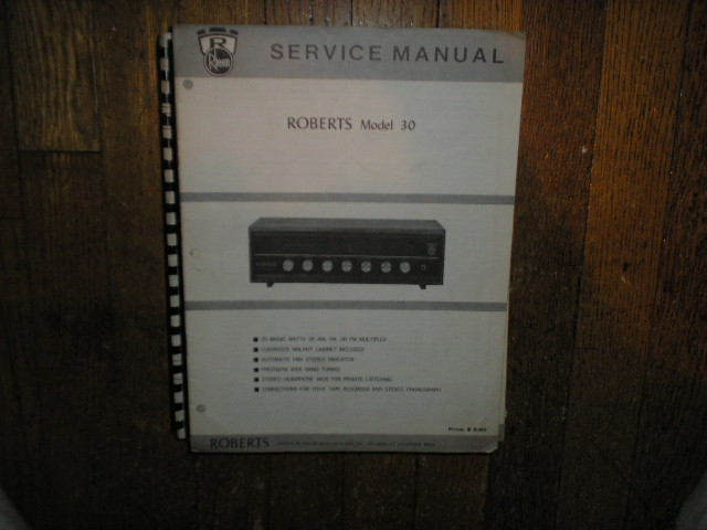 30 Stereo Receiver Service Manual  ROBERTS