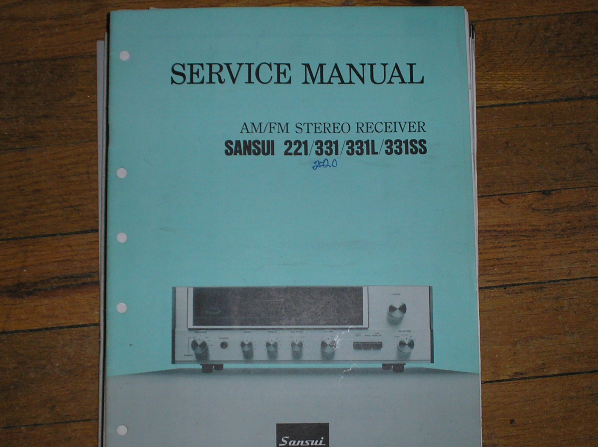 221 331 331L 331SS Receiver Service Manual  Sansui