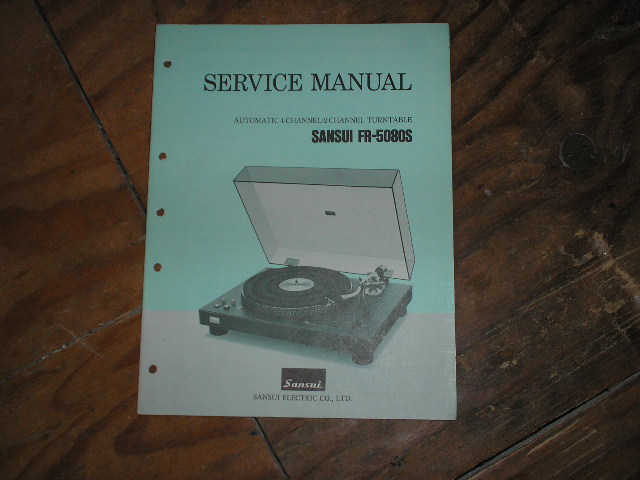 FR-5080S Turntable Service Manual  Sansui