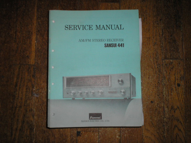 441 Receiver Service Manual  Sansui
