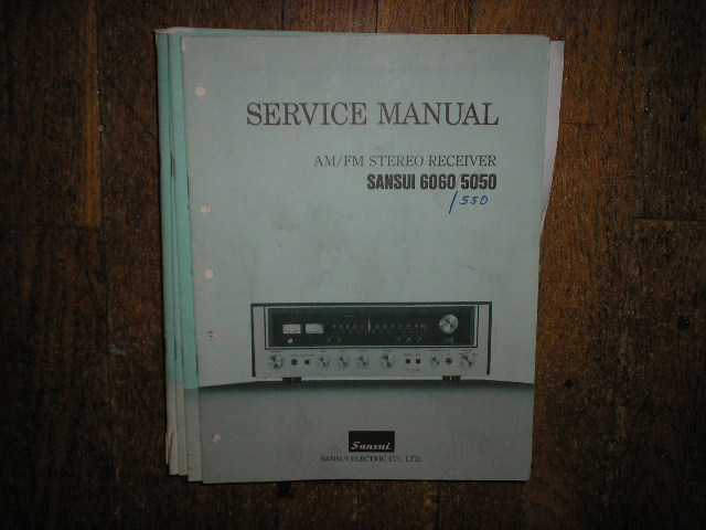 550 5050 6060 Receiver Service Manual  Sansui