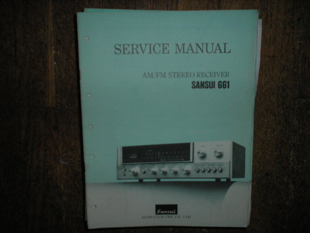 661 Receiver Service Manual  Sansui