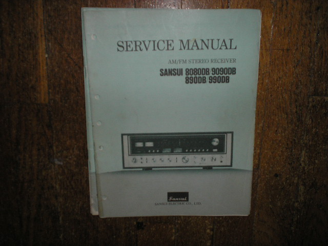 8080DB 9090DB 890DB 990DB Receiver Service Manual  Sansui