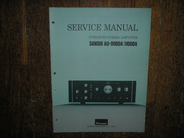 AU-9900A AU-11000A Amplifier Service Manual