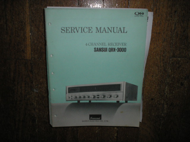 QRX-3000 Receiver Service Manual  Sansui