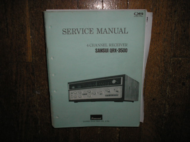 QRX-3500 Receiver Service Manual  Sansui