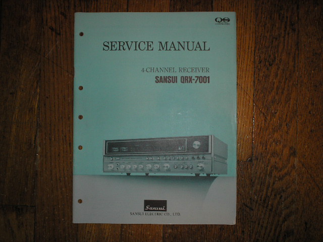 QRX-7001 Receiver Service Manual  Sansui