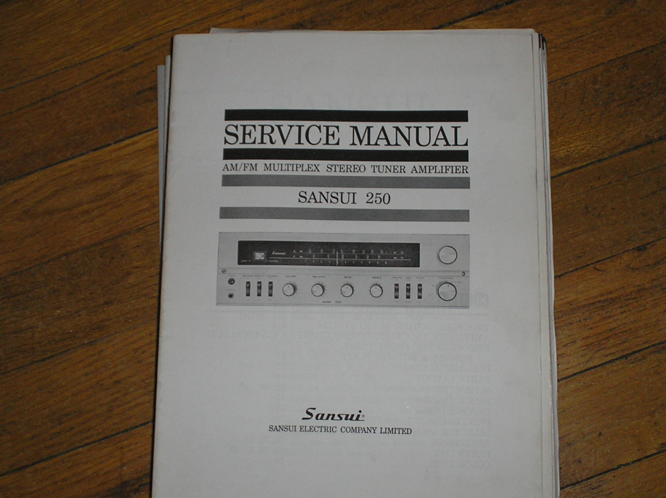250 Tuner Amplifier Service Manual