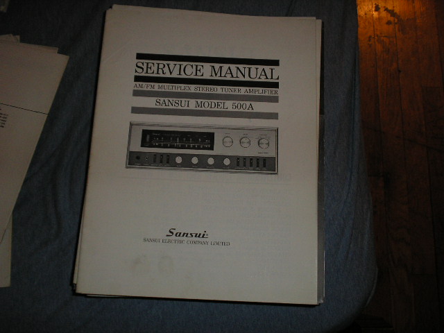 500A Tuner Amplifier Service Manual