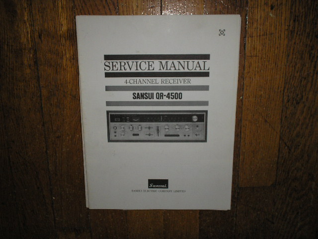QR-4500 Receiver Service Manual  Sansui