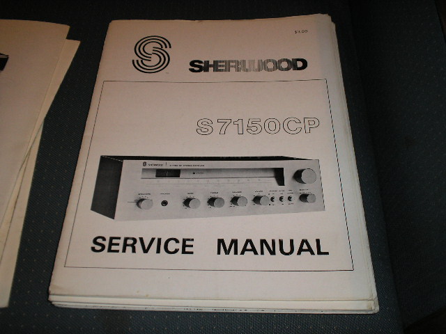 S-7150CP Stereo Receiver Service Manual  Sherwood 