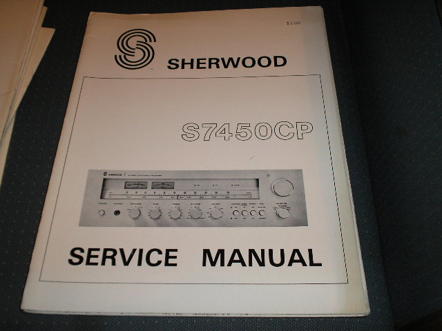 S-7450CP Stereo Receiver Service Manual  Sherwood 