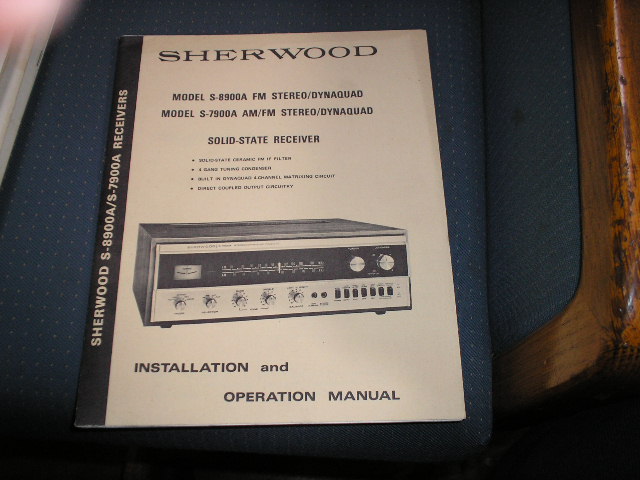 S-7900A S-8900A Receiver Operating and Installation Manual  Sherwood 