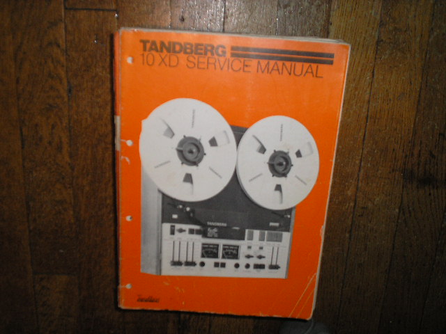 Model 10XD Series 10XD Tape Recorder Service Manual  TANDBERG