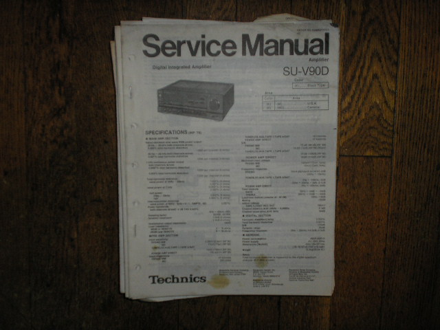 SU-V90D Amplifier Service Manual