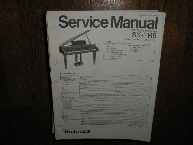 SX-PR5 PCM Digital Ensemble Service Manual