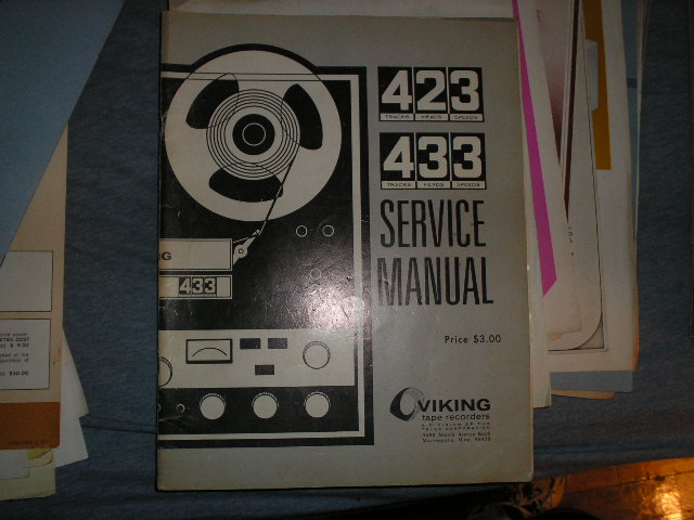 423 433 Service Manual with Schematic  Viking Telex