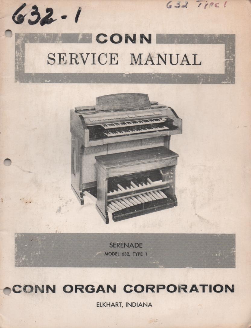 632 Serenade Organ Service Manual  