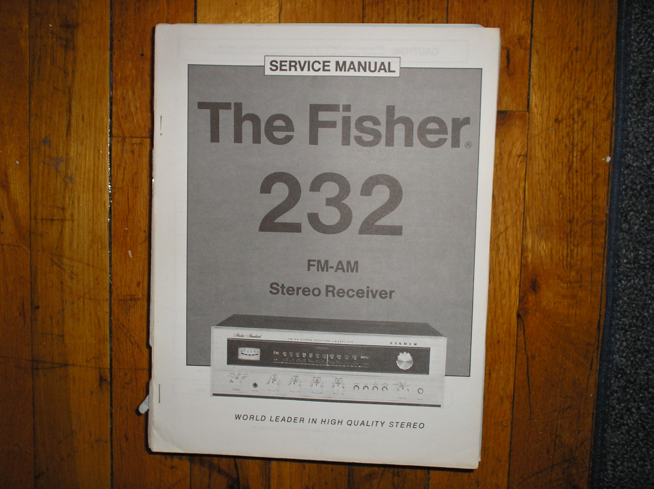 232 Receiver Service Manual  Fisher