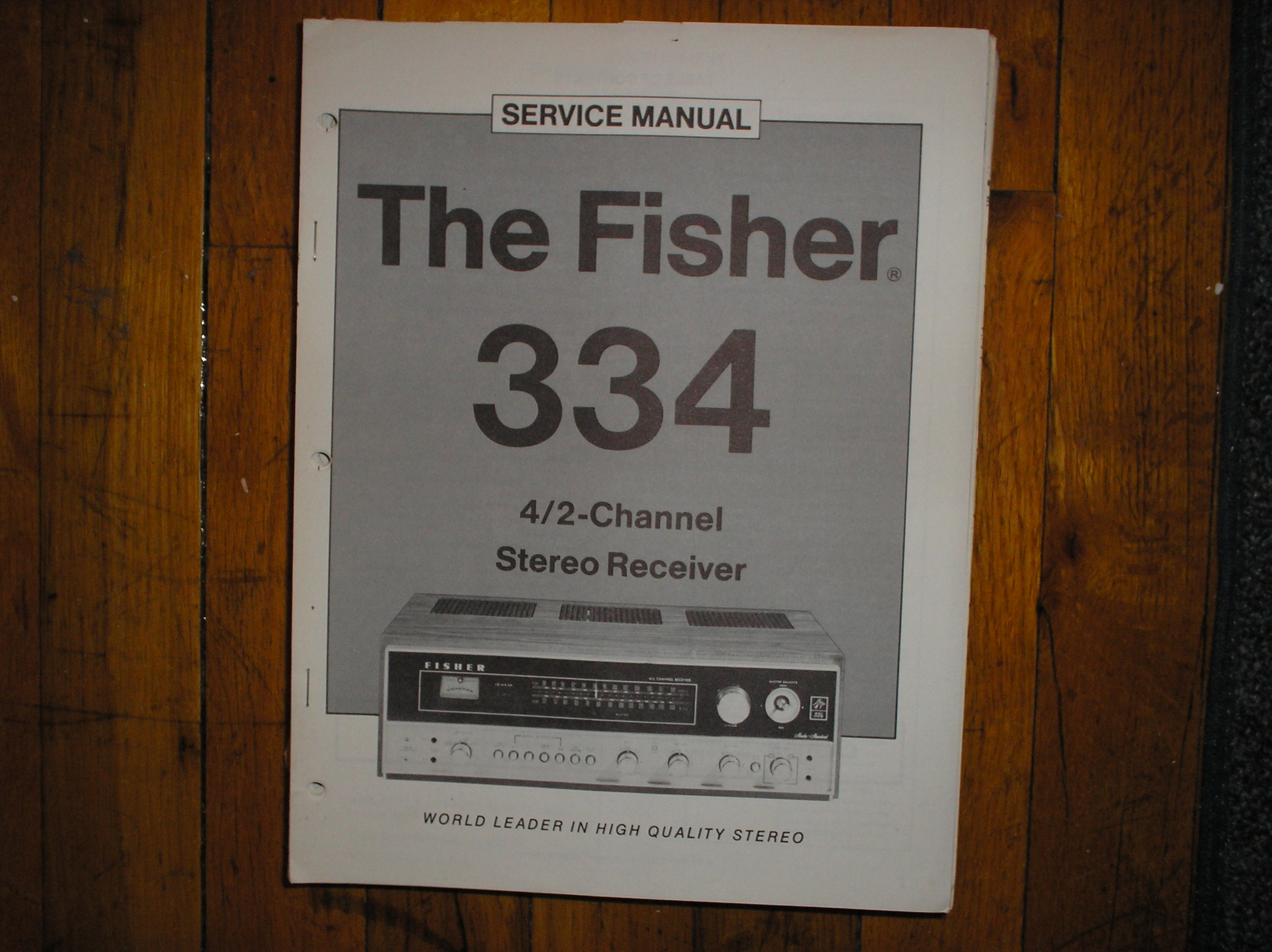 334 Receiver Service Manual  Fisher