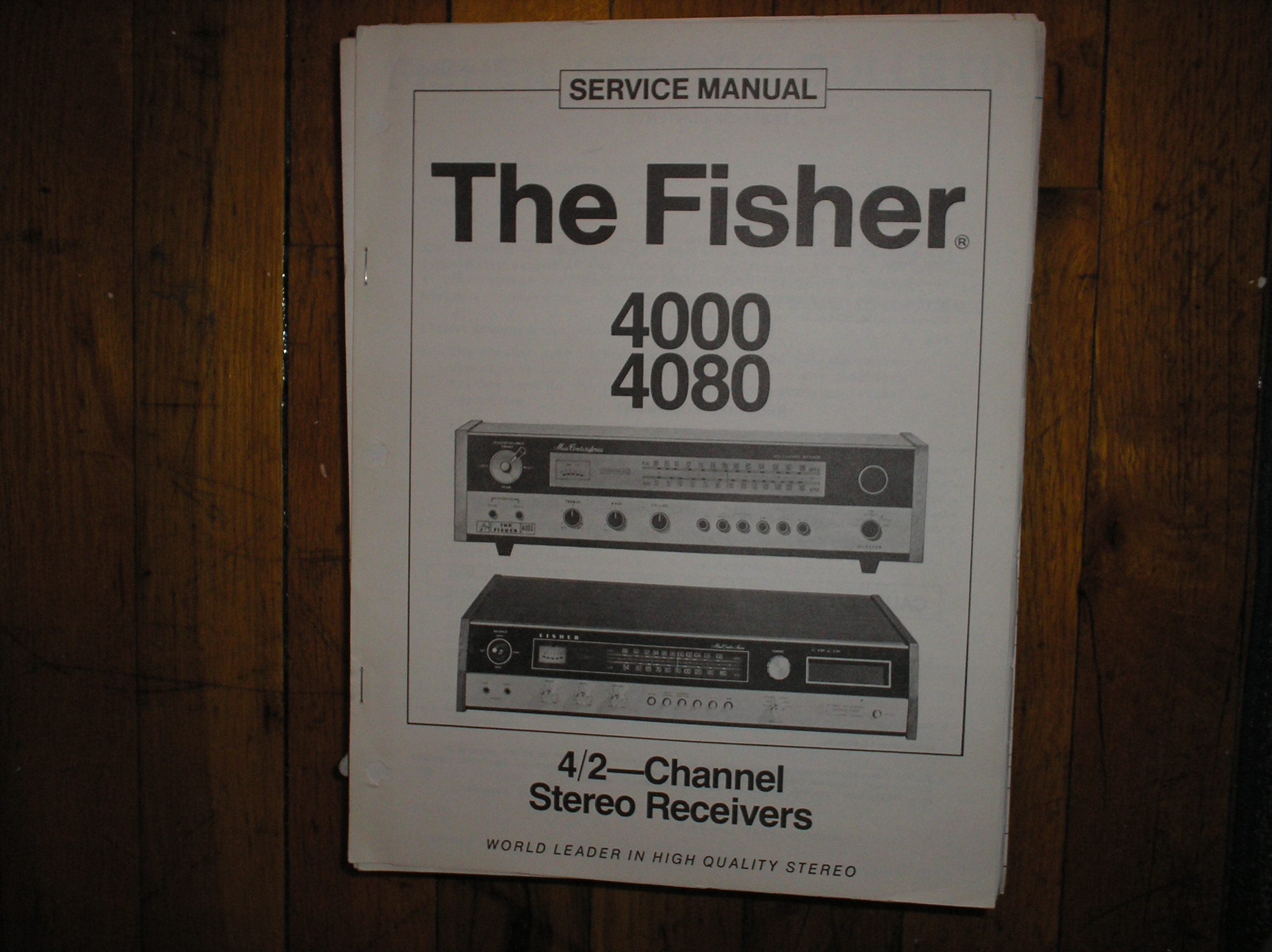 4000 4080 Receiver Service Manual  Fisher