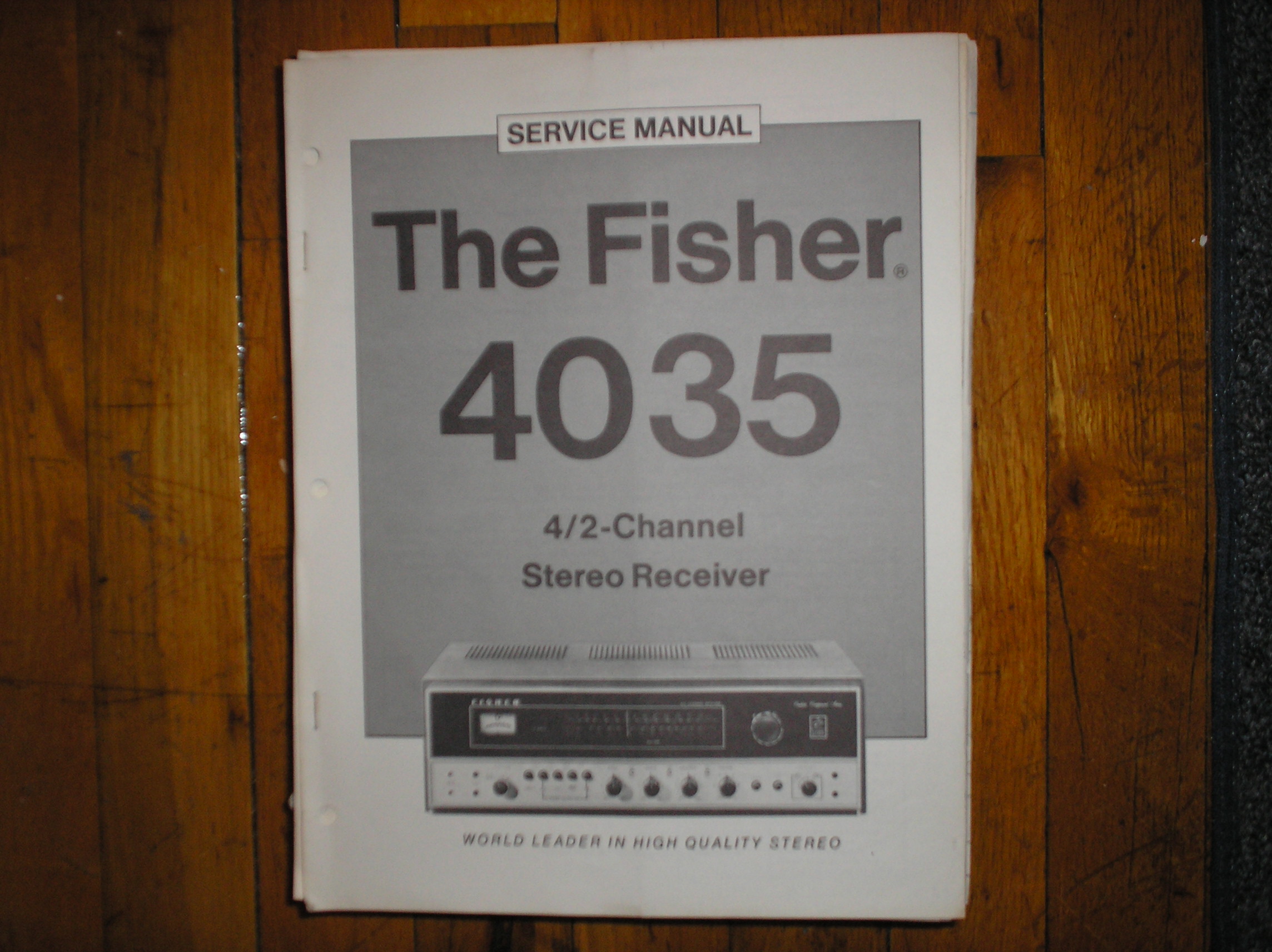 4035 Receiver Service Manual  Fisher