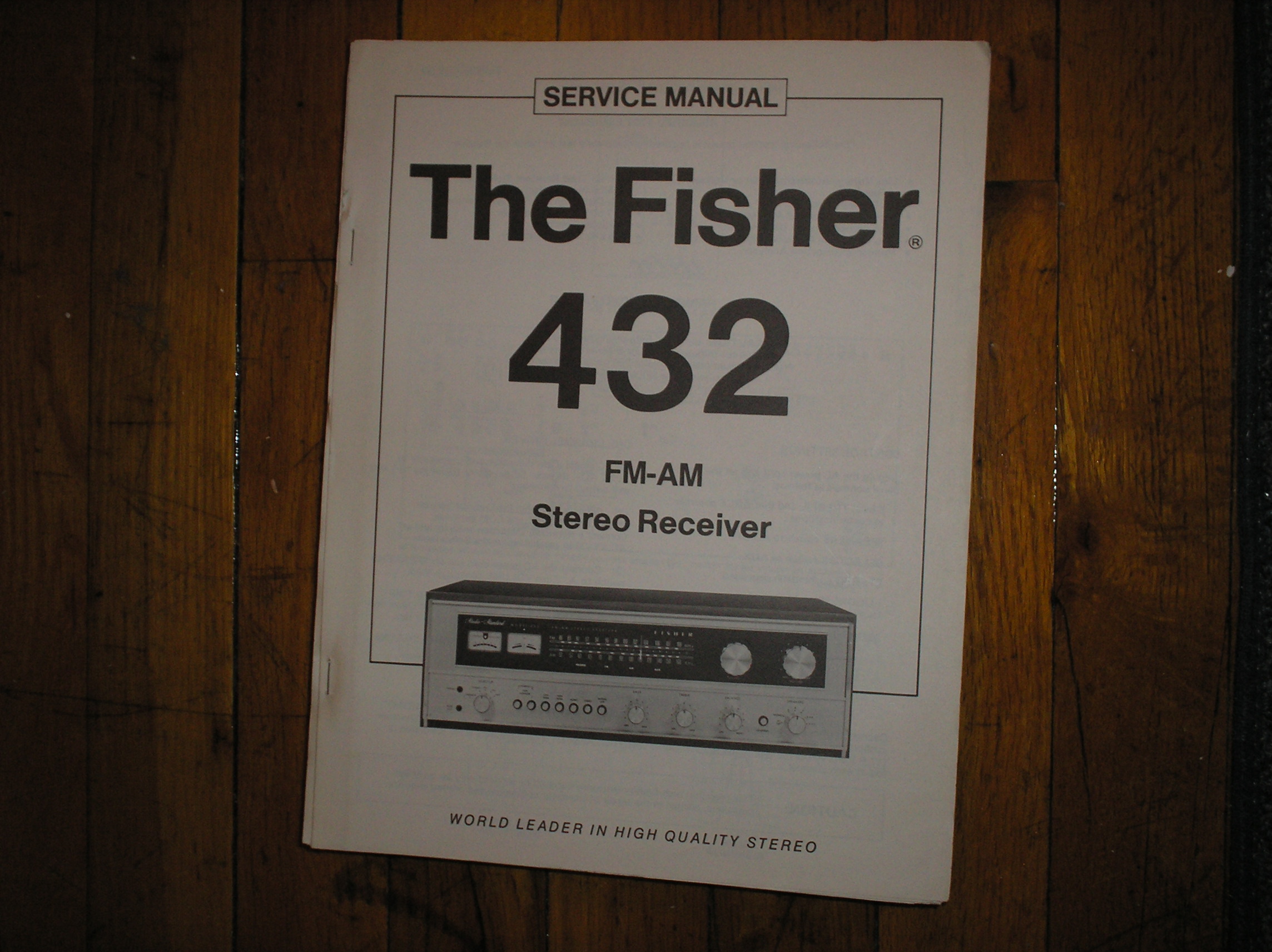 432 Receiver Service Manual  Fisher