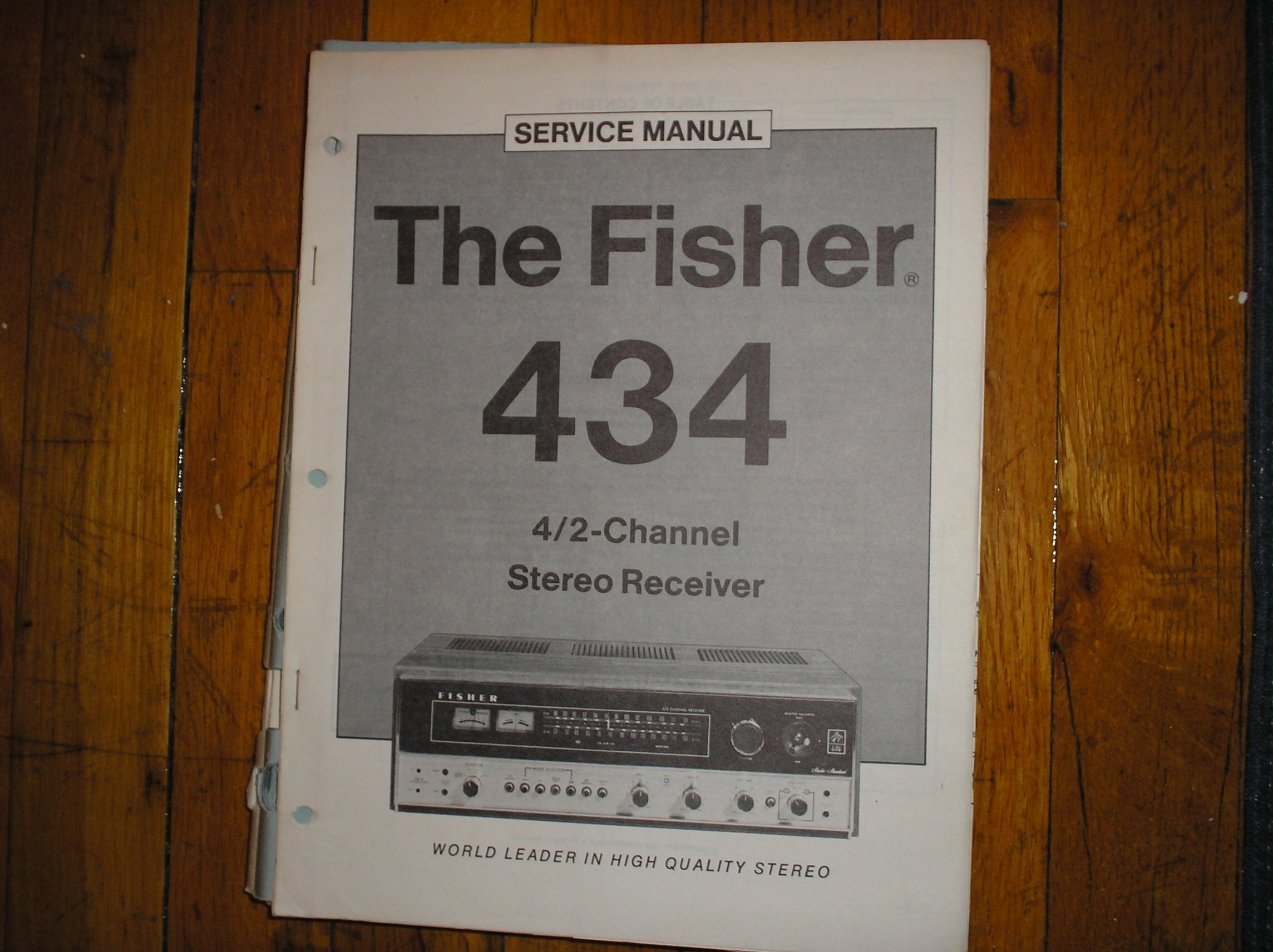 434 Receiver Service Manual  Fisher