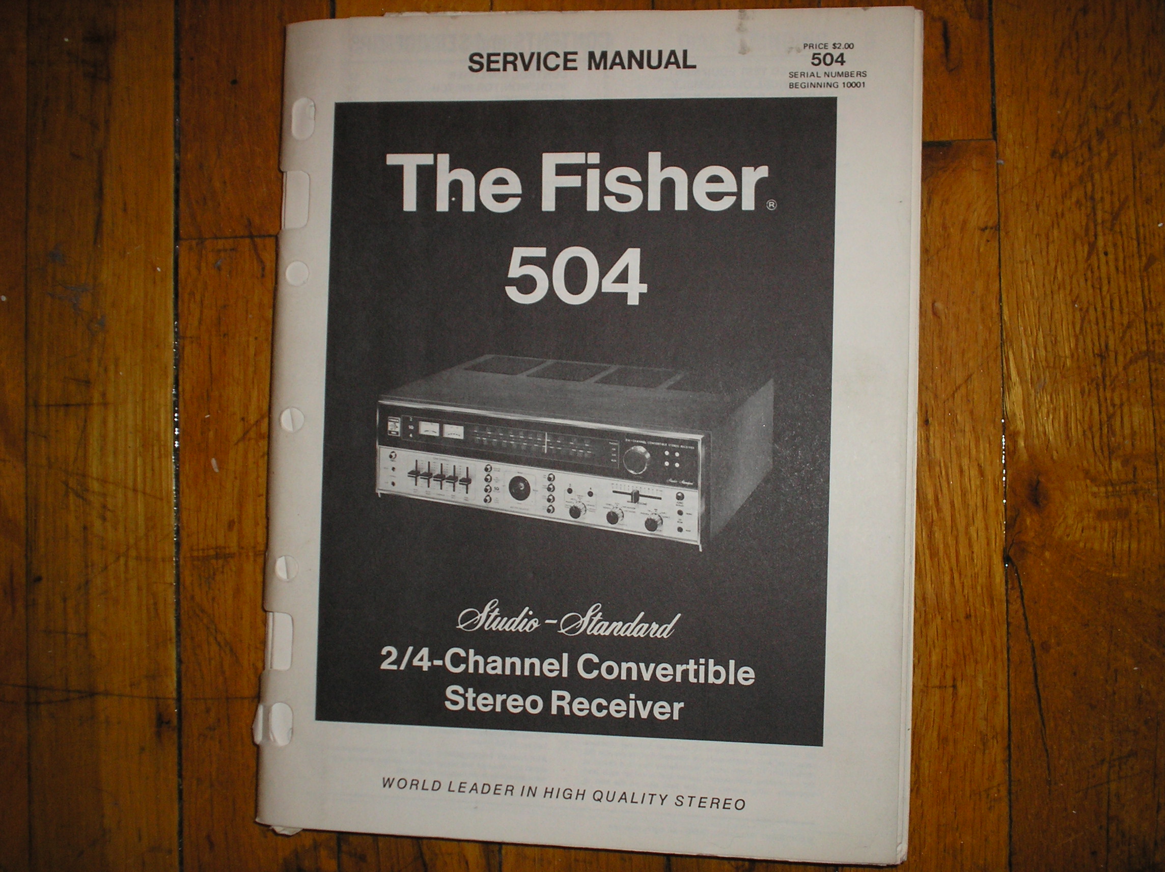 504 Receiver Service Manual  Fisher