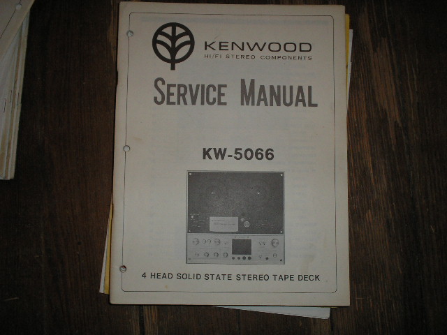 KW-5066 Reel to Reel Service Manual  Kenwood